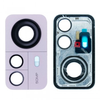 Скло камери для Xiaomi 12 Pro в рамці (Purple) (Original)