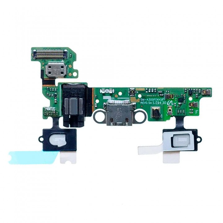Шлейф для Samsung A300 Galaxy A3 (2015) з роз’ємом зарядки та компонентами