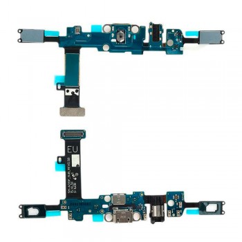 Шлейф для Samsung A310 Galaxy A3 (2016) з роз’ємом зарядки та компонентами
