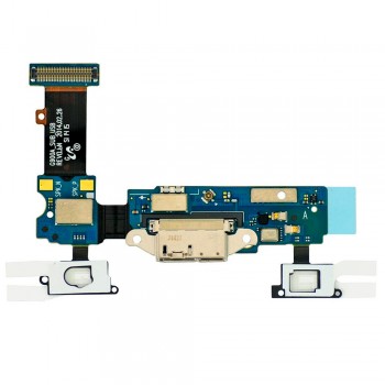 Шлейф для Samsung G900 Galaxy S5 з роз’ємом зарядки та компонентами