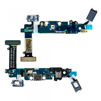 Шлейф для Samsung G920F Galaxy S6 з роз’ємом зарядки та компонентами (REV0.6)