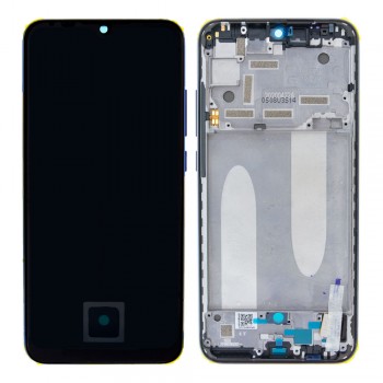 Дисплей для Xiaomi Mi A3 з тачскріном і рамкою (Black) (Original)