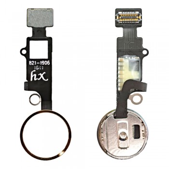 Кнопка Home для iPhone 7 (3rd generation HX) (Original IC) (Gold)
