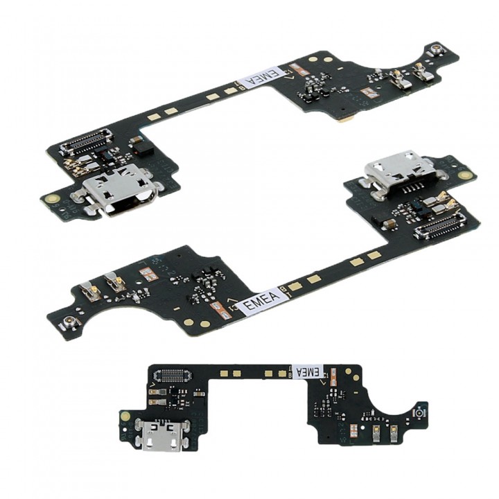 Нижня плата для Alcatel OT-6070K Idol 4S Dual Sim з роз’ємом зарядки та мікрофоном