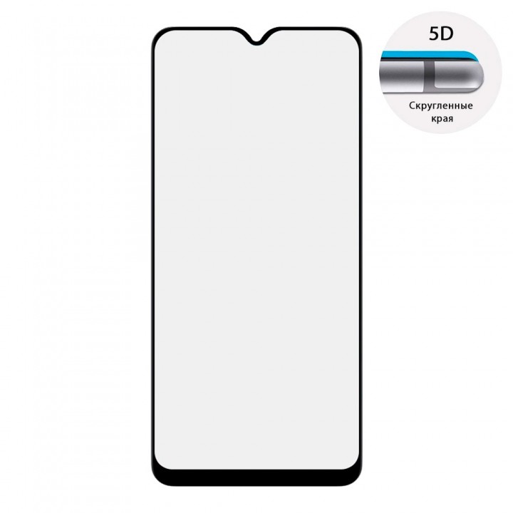 Захисне скло 5D Full Glue для Samsung Galaxy A30s 2019 (Black)