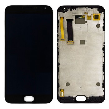 Дисплей для Meizu MX5 з тачскріном і рамкою (Black)