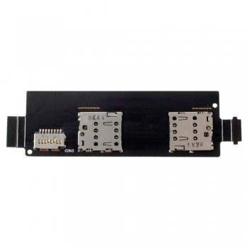 Шлейф для Asus ZenFone 5 Lite (A502CG) з роз’ємом SIM-карти та microSD