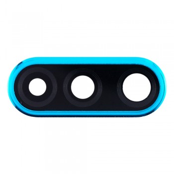 Скло камери для Huawei P30 Lite в рамці (Blue)