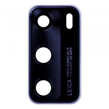 Скло камери для Huawei P40 в рамці (Blue)
