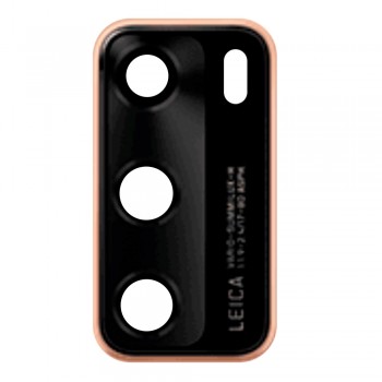 Скло камери для Huawei P40 в рамці (Gold)