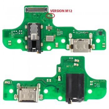 Нижня плата для Samsung A207F Galaxy A20s з роз’ємом зарядки та мікрофоном (ver. M12)