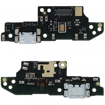 Нижня плата для Xiaomi Poco C3 з роз’ємом зарядки та мікрофоном (Original)