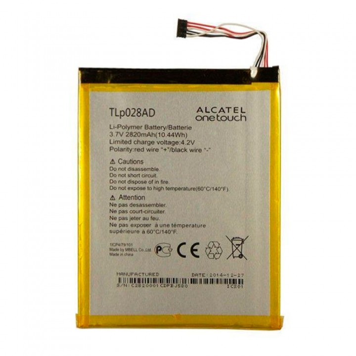 Акумулятор Alcatel TLp028AD / TLp028A2 (2820 mAh)