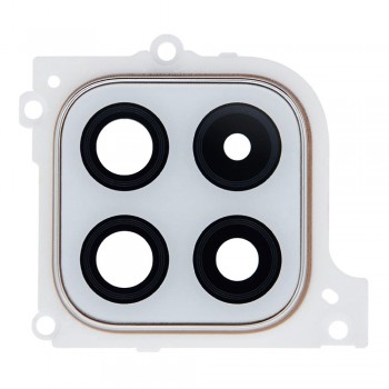 Стекло камеры для Samsung A226 Galaxy A22 (5G) (2021) в рамке (White) (Original)