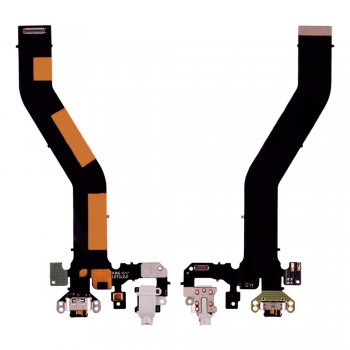 Шлейф для Meizu MX6 з роз’ємом зарядки та аудіо конектором