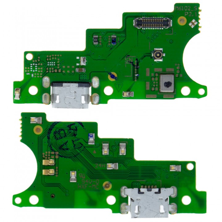 Нижняя плата для Motorola XT2053 Moto E6s (2020) с разъемом зарядки и микрофоном