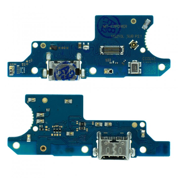 Нижня плата для Motorola XT2097 Moto E7 Power з роз’ємом зарядки та мікрофоном