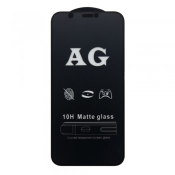 Захисне скло Matte для iPhone 12 Pro Max (Black)