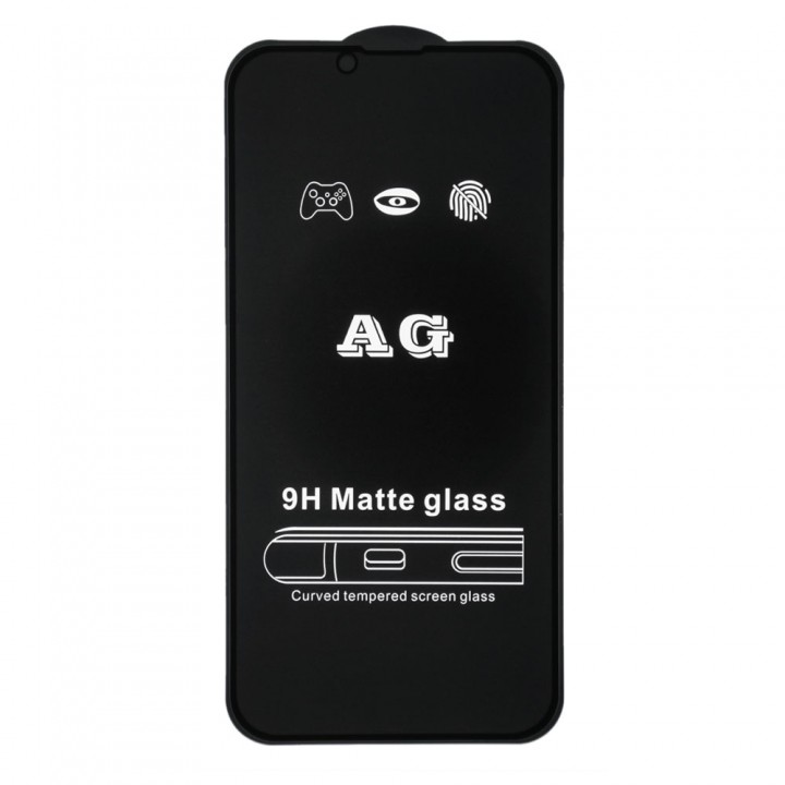 Захисне скло Matte для iPhone 13 (Black)