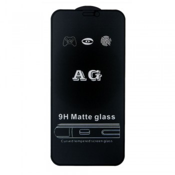 Защитное стекло Matte для iPhone 13 mini (Black)