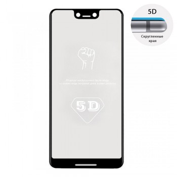 Захисне скло 5D Full Glue для Google Pixel 3 XL (Black)