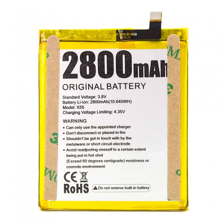 Акумулятор Doogee X55 (2800 mAh)