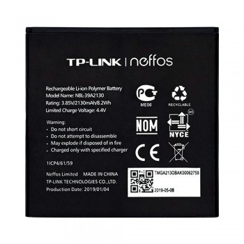 Акумулятор TP-Link Neffos NBL-39A2130 для TP-Link Neffos Y5 TP802A (2130 mAh)