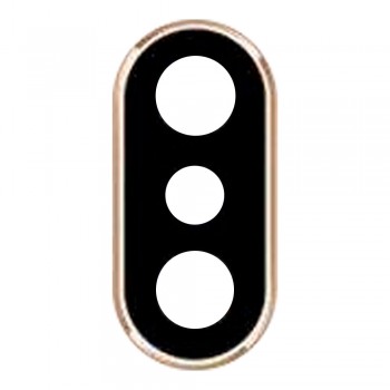 Скло камери для Xiaomi Redmi Note 5 в рамці (Gold)