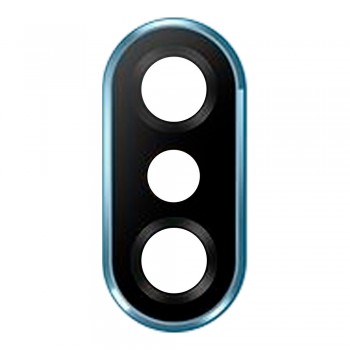 Скло камери для Xiaomi Redmi Note 6 Pro в рамці (Blue)
