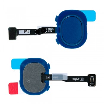 Сканер відбитка пальця для Samsung M307 Galaxy M30s (Blue)