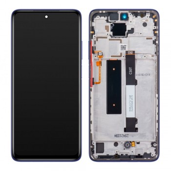 Дисплей для Xiaomi Mi 10T Lite (5G) з тачскріном і рамкою (Blue) (Original)