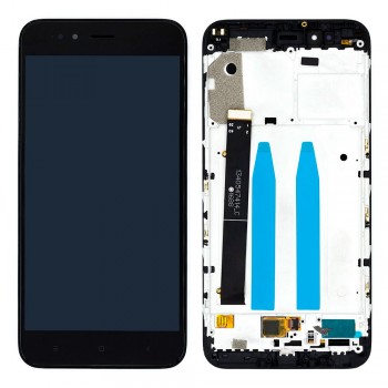 Дисплей для Xiaomi Mi 5x з тачскріном і рамкою (Black) (Original PRC)