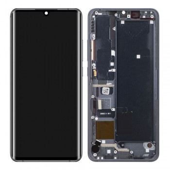 Дисплей для Xiaomi Mi Note 10 з тачскріном і рамкою (Black) (Original PRC)