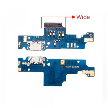 Нижня плата для Xiaomi Redmi Note 4X (широкий коннектор) з роз’ємом зарядки та мікрофоном