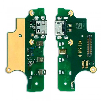 Нижня плата для Nokia 5 з роз’ємом зарядки та мікрофоном (Original)