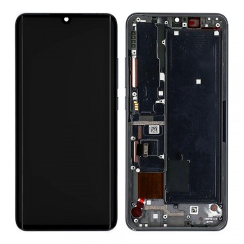 Дисплей для Xiaomi Mi Note 10 Lite з тачскріном і рамкою (Black) (Original)