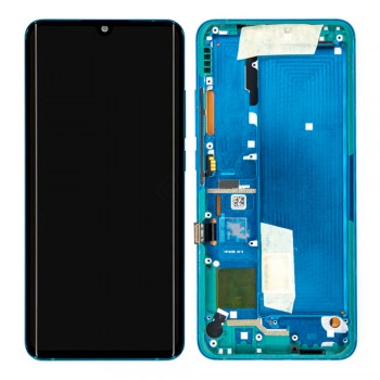 Дисплей для Xiaomi Mi Note 10 Lite з тачскріном і рамкою (Green) (Original)