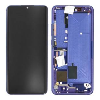 Дисплей для Xiaomi Mi Note 10 Pro з тачскріном і рамкою (Purple) (Original PRC)
