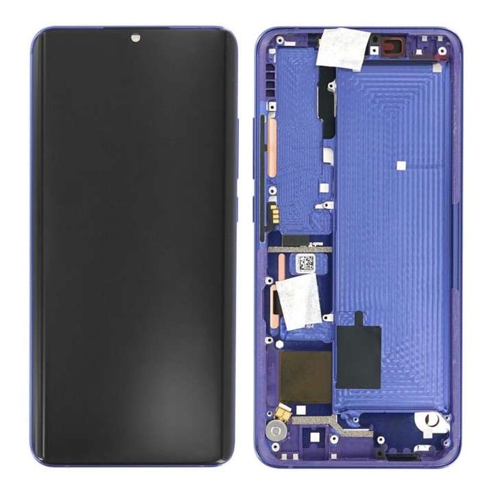 Дисплей для Xiaomi Mi Note 10 Lite з тачскріном і рамкою (Purple) (Original PRC)