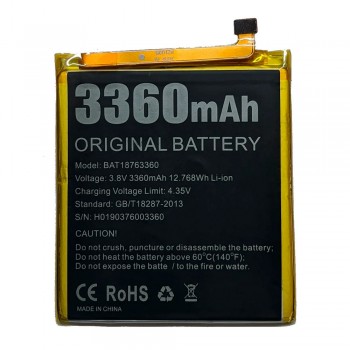Акумулятор Doogee BAT18763360 для Doogee Y7 (3360 mAh)