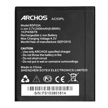 Акумулятор Archos AC55PL для Archos 55 Platinum (2400 mAh)