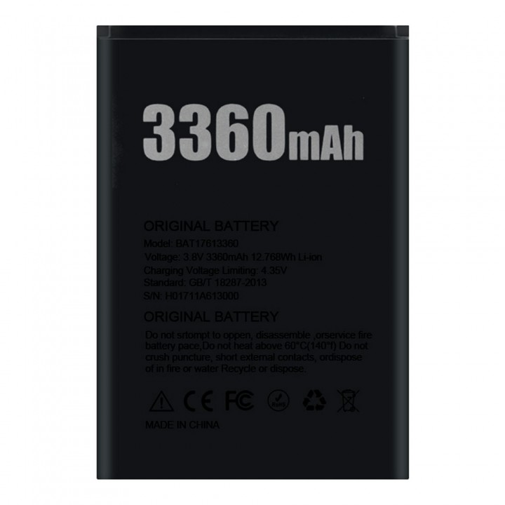 Акумулятор Doogee BAT17613360 (3360 mAh)
