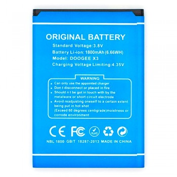 Акумулятор Doogee X3 (1800 mAh)