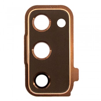 Скло камери для Samsung G780 Galaxy S20 FE в рамці (Сloud orange)