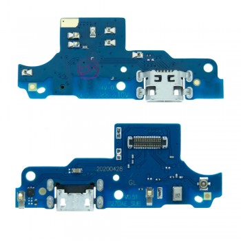 Нижняя плата Motorola XT2081 Moto E7 Plus с разъемом зарядки и микрофоном (Original PRC)