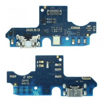 Нижня плата для Nokia 1.4 з роз’ємом зарядки та мікрофоном (Original)