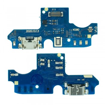 Нижня плата для Nokia 2.4 з роз’ємом зарядки та мікрофоном (Original PRC)