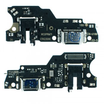 Нижня плата для Realme C17 з роз’ємом зарядки та мікрофоном