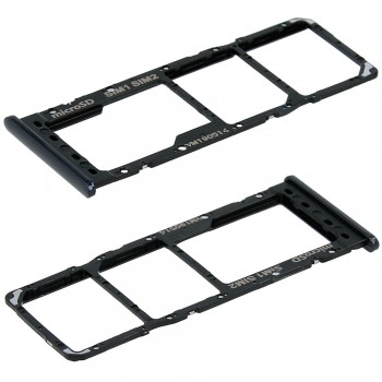 Тримач SIM-карти та MicroSD для Samsung A105 Galaxy A10 (2019) (Black)