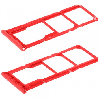 Тримач SIM-карти та MicroSD для Samsung A205 Galaxy A20 (2019) (Red)